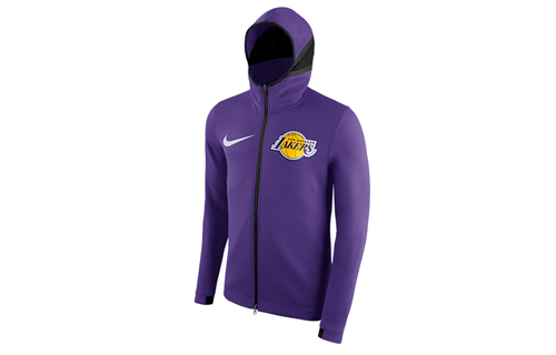 Nike Therma Flex Showtime NBA Lakers Purple Hoodie Jacket 899849-504