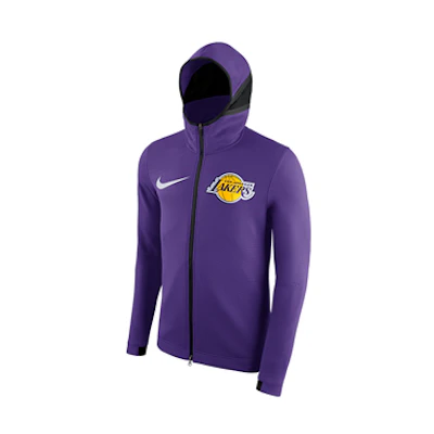Nike Therma Flex Showtime NBA Lakers Purple Hoodie Jacket 899849-504