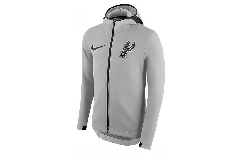Nike Therma Flex Showtime NBA Spurs Hoodie Jacket Gray 899875-007