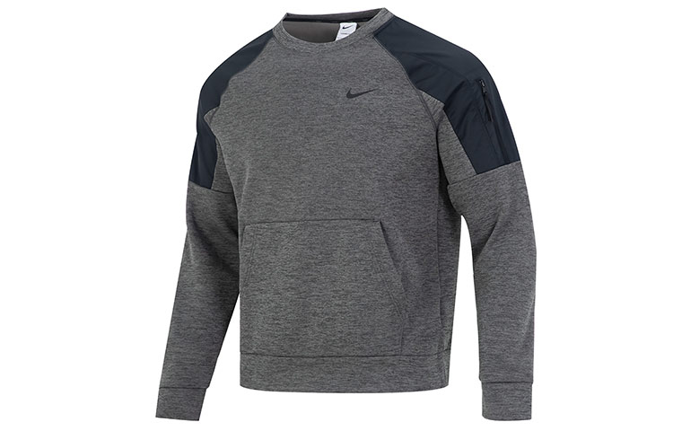 Order Nike Therma 創新圓領棕色運動休閒套頭衫 DQ4855-071