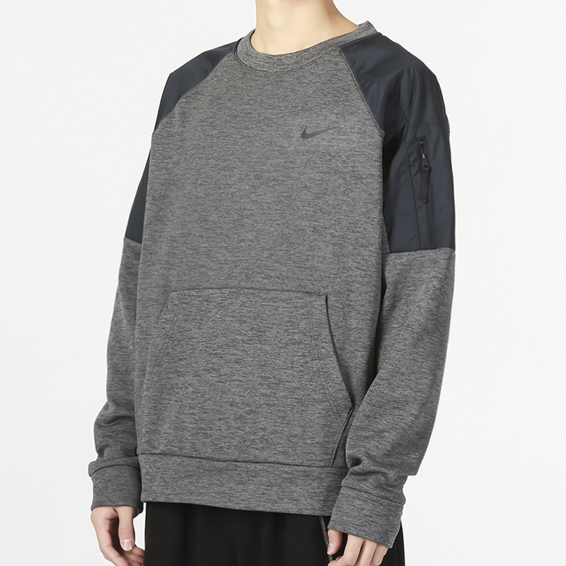 Details for Nike Therma 創新圓領棕色運動休閒套頭衫 DQ4855-071