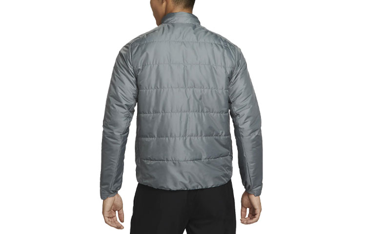 Lookbook 나이키 테르마 풀오버 러닝 재킷 스모크 그레이 - 따뜻한 방수 캐주얼 아우터웨어 FB7557-084