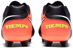 Purchase 耐吉 Tiempo Genio 2 舒適百搭 減震耐磨 足球鞋 男款 黑橙