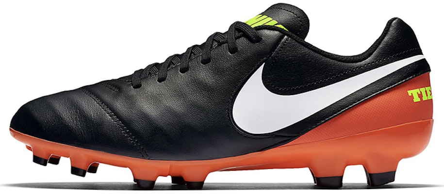 Nike Tiempo Genio 2 Leather FG 'Black Orange' 819213-018 Buy Nike Tiempo Genio 2 Leather FG 'Black Orange' 819213-018