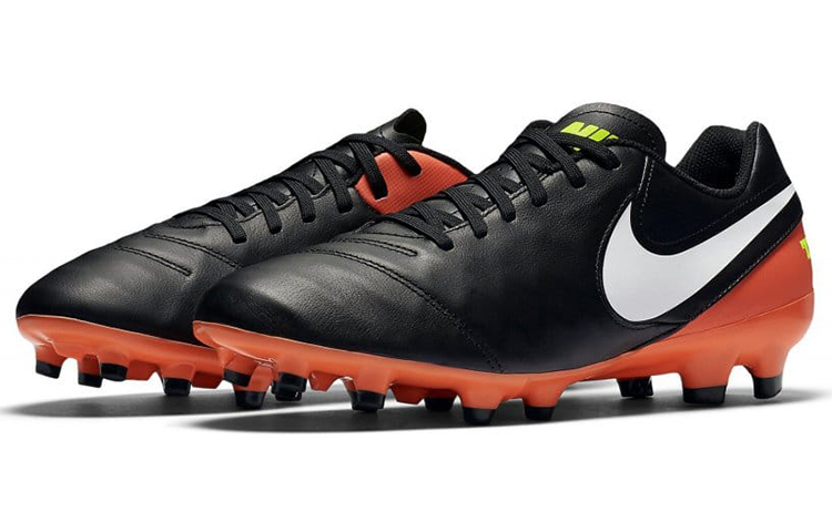 Lookbook Nike Tiempo Genio 2 Cuir FG ''Noir Orange'' 819213-018