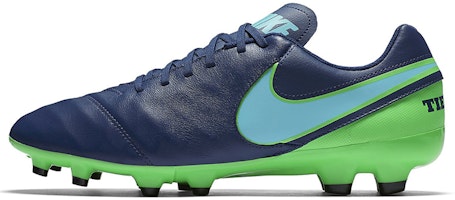 Nike Tiempo Genio 2 Leather FG 'Blue Green' 819213-443 Nike Tiempo Genio 2 Leather FG 'Blue Green' 819213-443