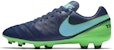 Nike Tiempo Genio 2 Kulit FG 'Biru Hijau' 819213-443