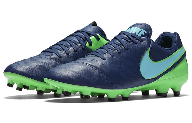 Lookbook Nike Tiempo Genio 2 Cuir FG ''Bleu Vert'' 819213-443