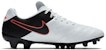 Nike Tiempo Genio II Kulit Padang Tetap 'Putih Hitam Merah' 819213-001
