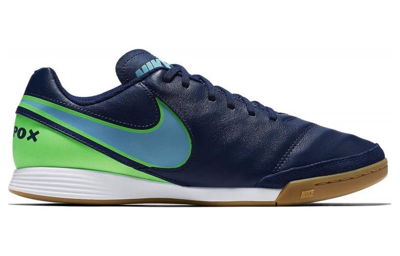 Order Nike Tiempo Genio 2 Cuir IC ''Bleu Vert'' 819215-443