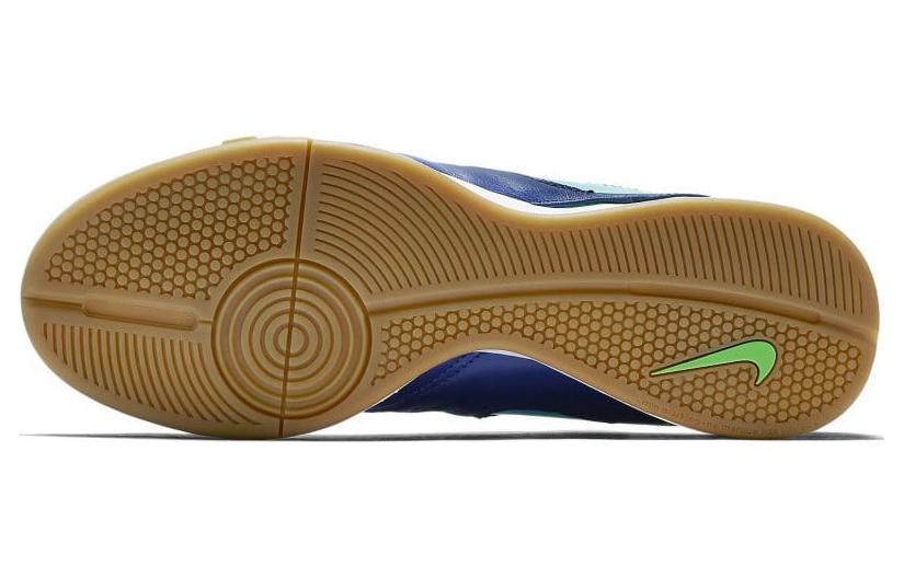 Details for Nike Tiempo Genio 2 Cuir IC ''Bleu Vert'' 819215-443