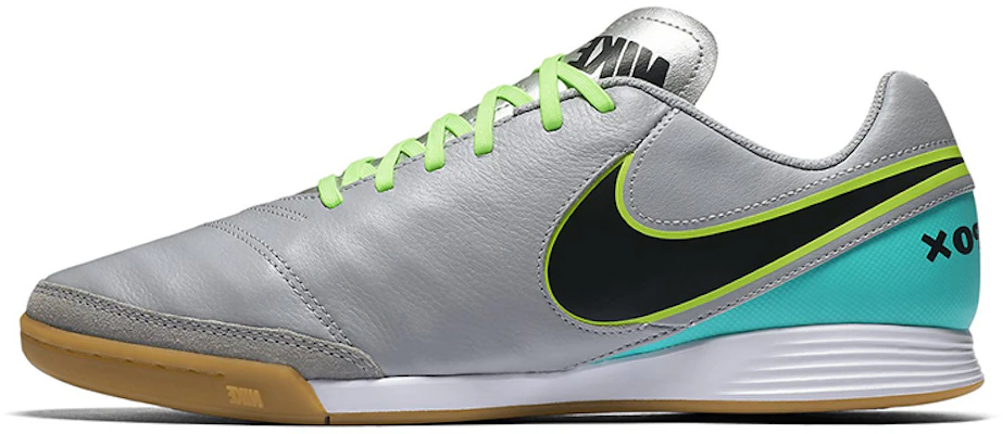 Nike Tiempo Genio 2 Cuir IC ''Argent Noir Vert'' 819215-003 Buy Nike Tiempo Genio 2 Cuir IC ''Argent Noir Vert'' 819215-003