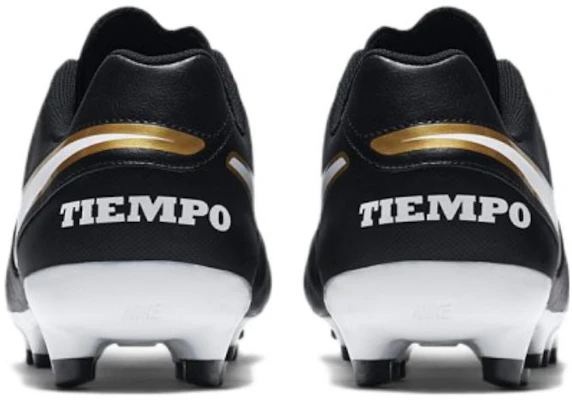 Nike Tiempo Genio II Cuir FG ''Noir Blanc Or'' 819213-010 Shop Nike Tiempo Genio II Cuir FG ''Noir Blanc Or'' 819213-010