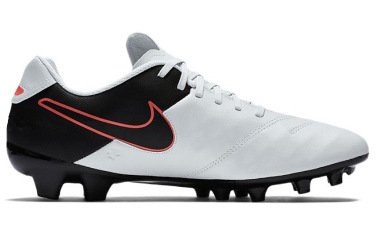 Order Nike Tiempo Genio II Cuir Sol Ferme ''Blanc Noir Rouge'' 819213-001