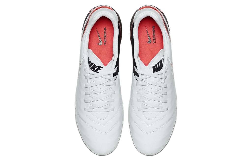 Shop Nike Tiempo Genio II Cuir Sol Ferme ''Blanc Noir Rouge'' 819213-001