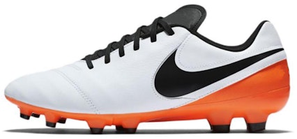 Nike Tiempo Genio II Leather Firm Ground 'White Orange' 819213-108 Nike Tiempo Genio II Leather Firm Ground 'White Orange' 819213-108