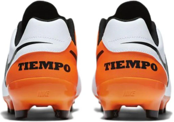 Nike Tiempo Genio II Cuir Terrain Ferme ''Blanc Orange'' 819213-108 Shop Nike Tiempo Genio II Cuir Terrain Ferme ''Blanc Orange'' 819213-108