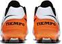 Shop Nike Tiempo Genio II Cuir Terrain Ferme ''Blanc Orange'' 819213-108