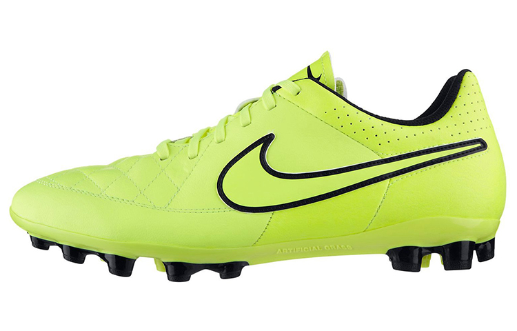 Nike Tiempo Genio Leather AG 'Yellow Black' 631285-770