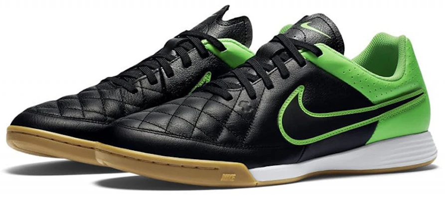 Nike Tiempo Genio Cuir IC ''Noir Vert'' 631283-003 Order Nike Tiempo Genio Cuir IC ''Noir Vert'' 631283-003