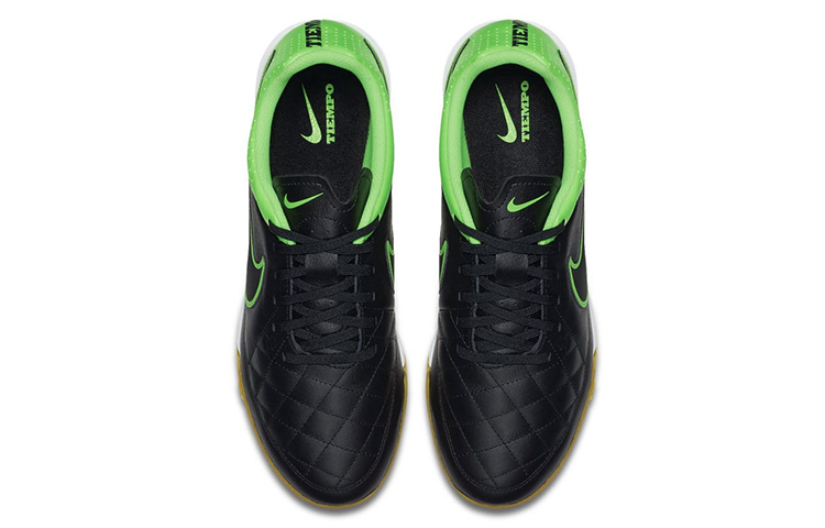 Lookbook Nike Tiempo Genio Cuir IC ''Noir Vert'' 631283-003