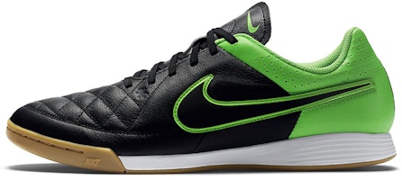 Nike Tiempo Genio Leather IC 'Black Green' 631283-003 Nike Tiempo Genio Leather IC 'Black Green' 631283-003