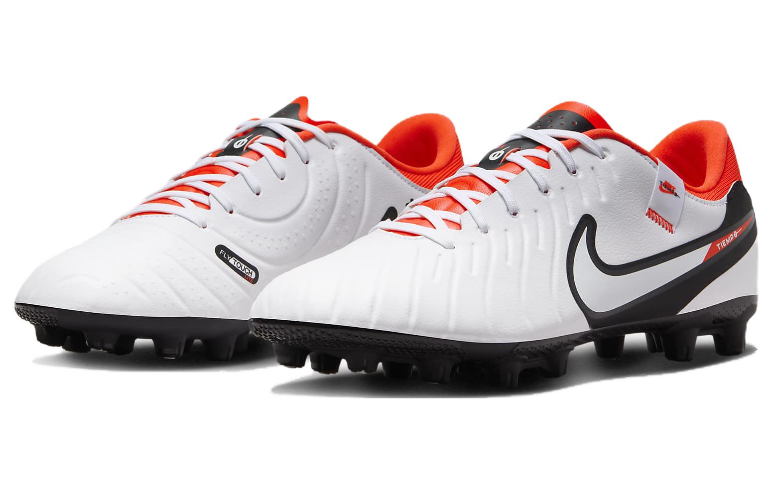 Nike Tiempo Legend 10 Academy HG 'White Bright Crimson' 圖 3
