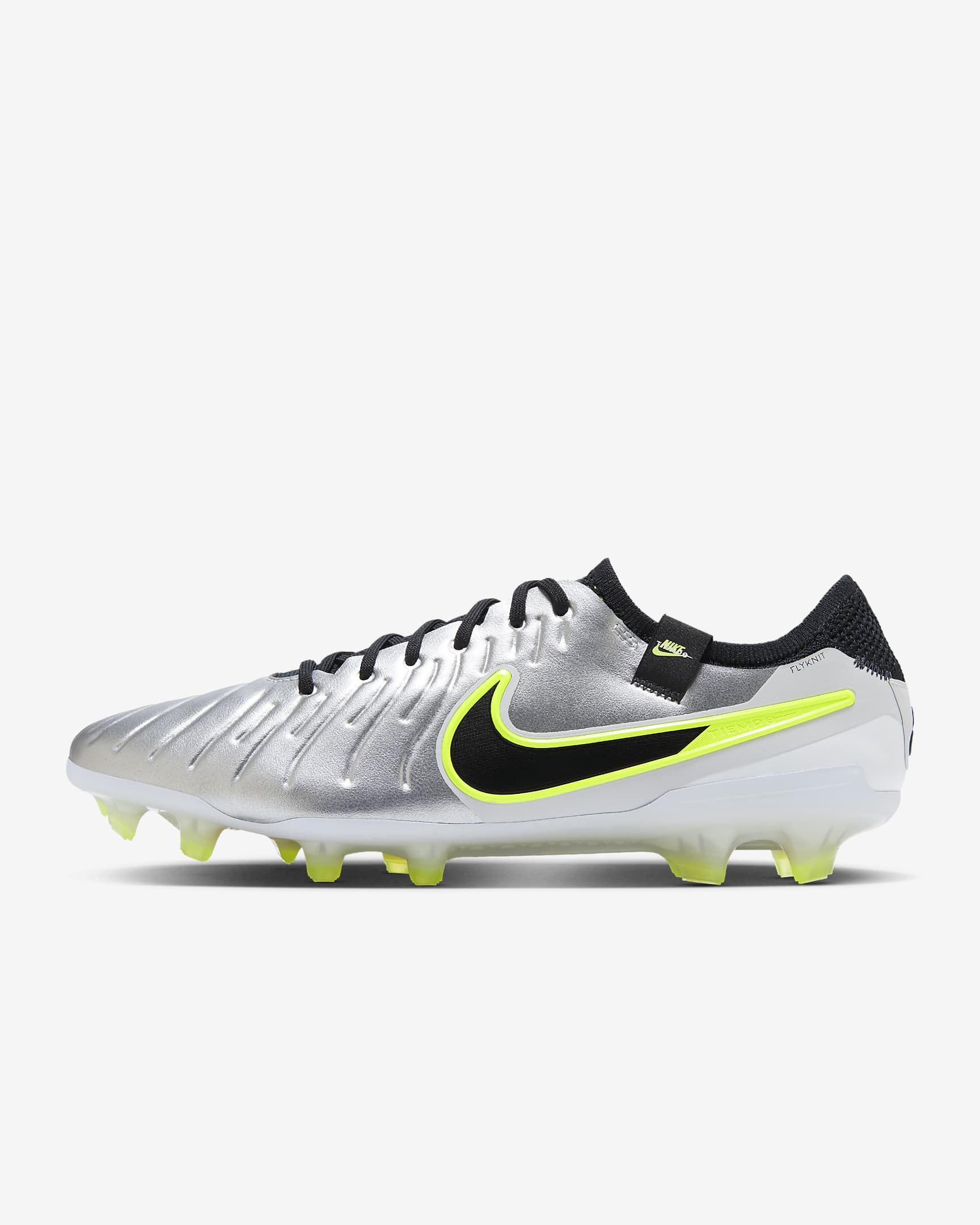 Nike Tiempo Legend 10 Elite 'Metallic Silver Volt' DV4328-001