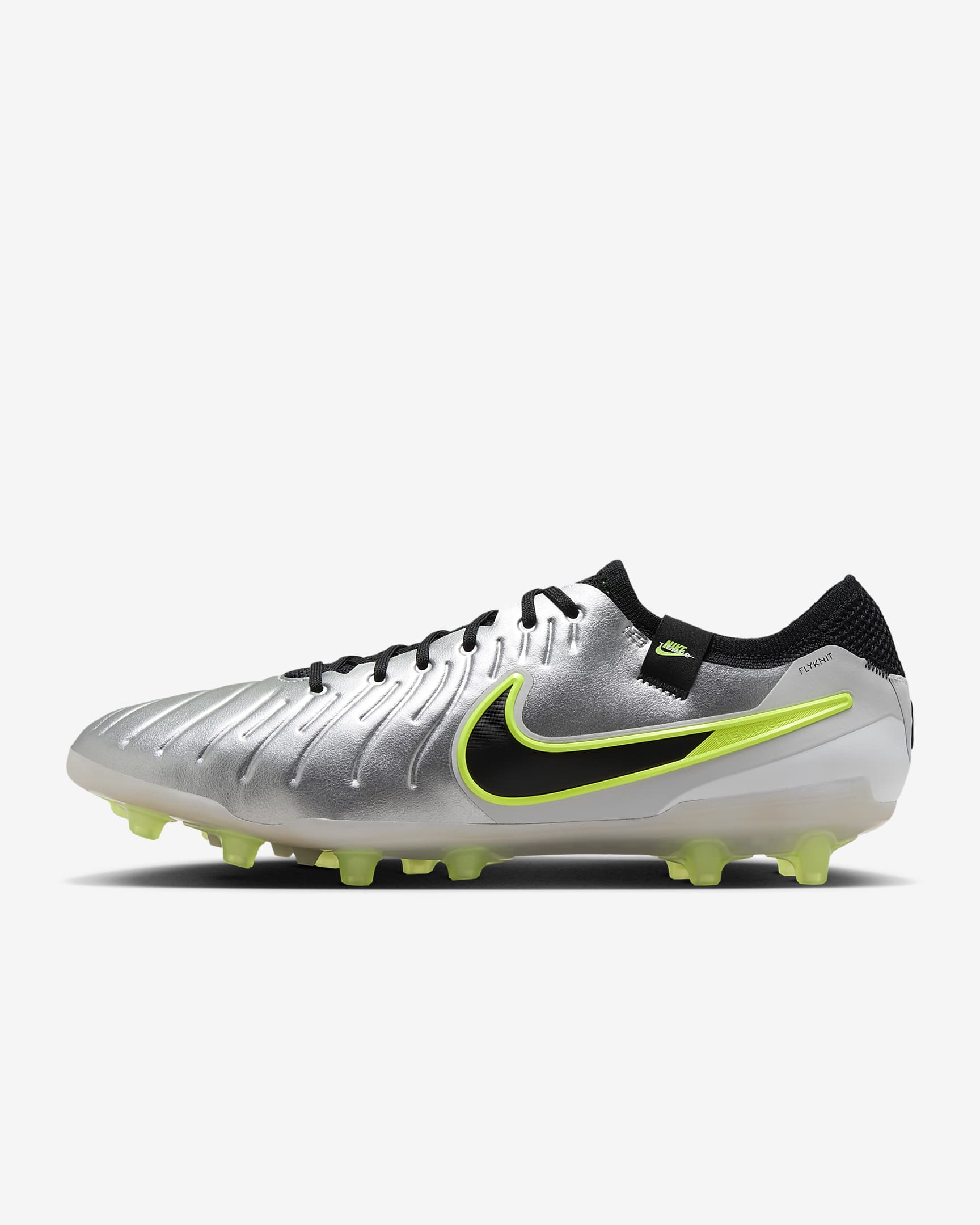Nike Tiempo Legend 10 Elite 'Metallic Silver Volt' DV4330-001