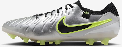 Nike Tiempo Legend 10 Elite 'Metallic Silver Volt' DV4330-001 Nike Tiempo Legend 10 Elite 'Metallic Silver Volt' DV4330-001