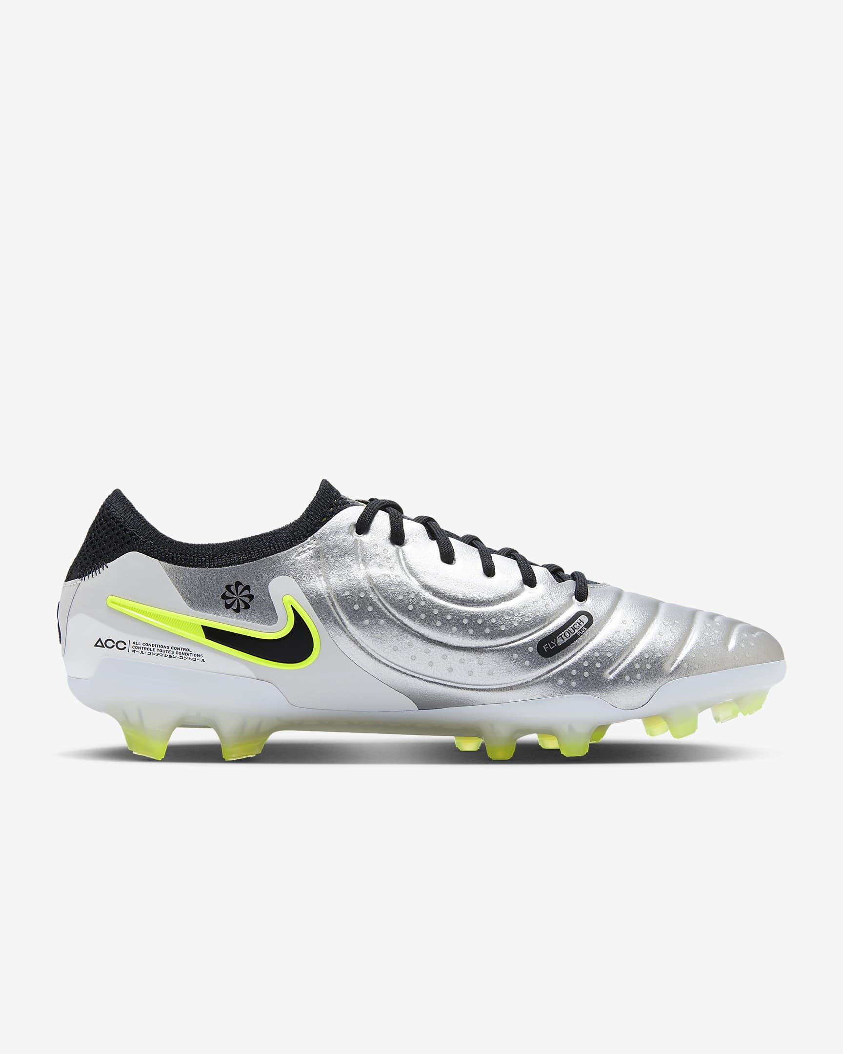 Shop Nike Tiempo Legend 10 Elite 'Metallic Silver Volt' DV4328-001