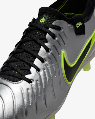 Nike Tiempo Legend 10 Elite 'Metallic Silver Volt' Sepatu Bola DV4330-001 1