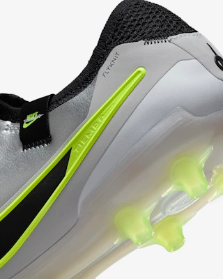 Nike Tiempo Legend 10 Elite 'Metallic Silver Volt' Sepatu Bola DV4330-001 2