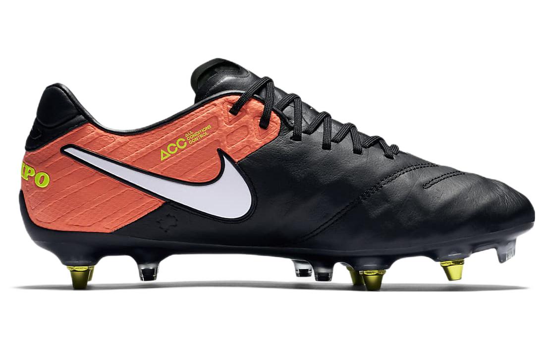 Order 耐克Tiempo传奇4 SG Pro防堵牵引'黑白橙' 869483-018