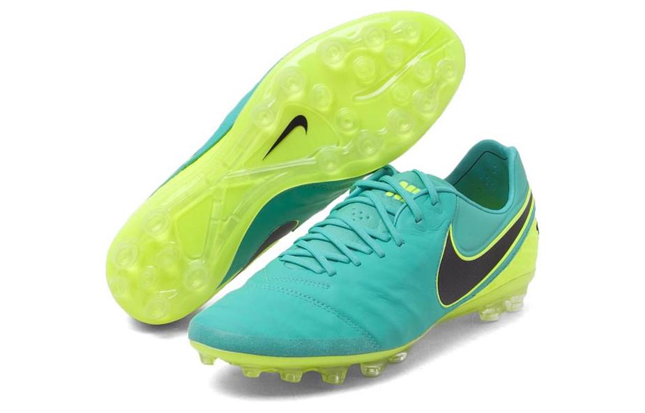Shop Nike Tiempo Legend 6 AG-R 'Clear Jade Volt' Zapatillas de Fútbol. 819712-307