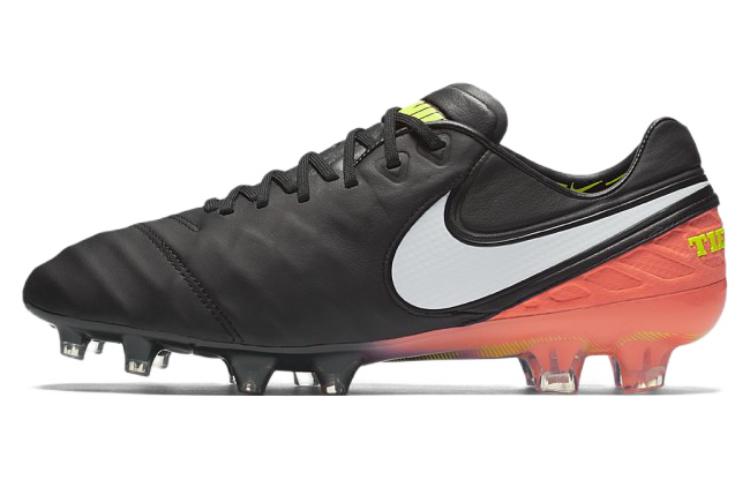 Nike Tiempo Legend 6 FG 'Black Hyper Orange' 819177-018
