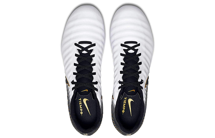 Shop Nike Tiempo Legend 7 Academy HG 硬地足球鞋 黑白色
