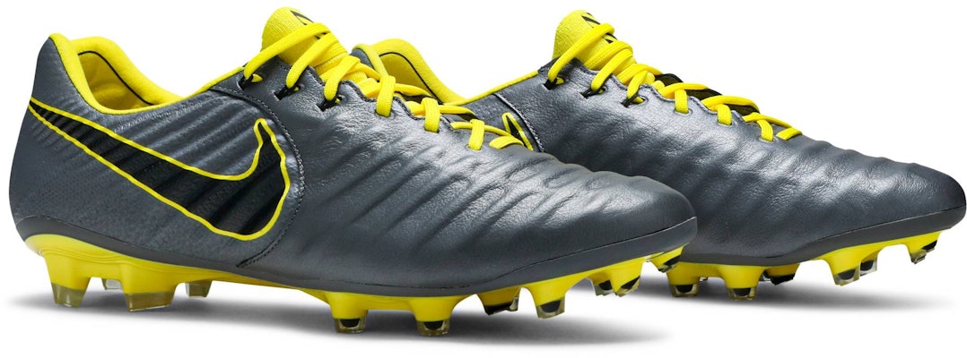 Nike Tiempo Legend 7 Elite FG 'Dark Grey Opti Yellow' AH7238-070 Cheap Nike Tiempo Legend 7 Elite FG 'Dark Grey Opti Yellow' AH7238-070