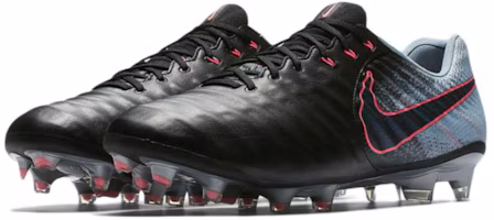 Lookbook 耐吉 Tiempo Legend 7 FG 硬地 低筒足球鞋 黑藍色