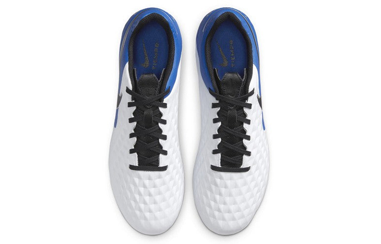 Shop ナイキ ティエンポ レジェンド 8 アカデミー HG 白/青 AT6013-104