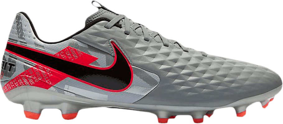 Nike Tiempo Legend 8 Academy MG Metallic Grey Crimson AT5292 906