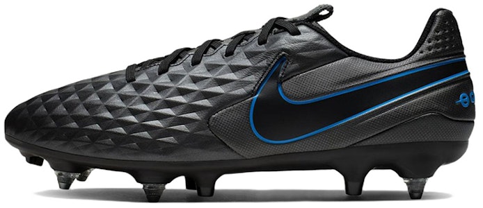 耐吉 Tiempo Legend 8 Academy SG Pro AC 软草地足球鞋 黑/蓝 Buy 耐吉 Tiempo Legend 8 Academy SG Pro AC 软草地足球鞋 黑/蓝