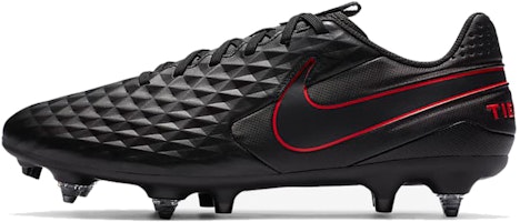 Nike Tiempo Legend 8 Academy SG-PRO Anti-Clog Traction 'Black Red' AT6014-060 Nike Tiempo Legend 8 Academy SG-PRO Anti-Clog Traction 'Black Red' AT6014-060