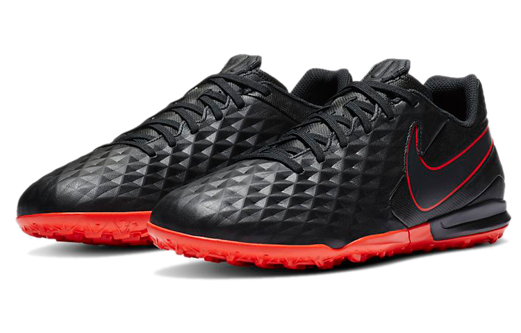 Lookbook Nike Tiempo Legend 8 Academy TF 'Bred' Zapatillas Fútbol Negro Rojo. AT6100-060