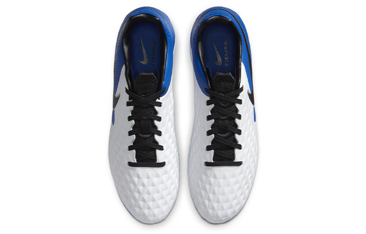 Shop 耐克Tiempo Legend 8 AG Pro足球鞋'白蓝' AT6137-104