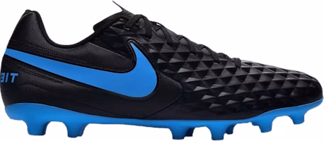 Nike Tiempo Legend 8 Club FG MG 'Black Blue Hero' AT6107-004 Nike Tiempo Legend 8 Club FG MG 'Black Blue Hero' AT6107-004