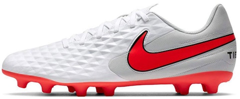 Nike Tiempo Legend 8 Club FG MG 'White Flash Crimson' AT6107-163 Nike Tiempo Legend 8 Club FG MG 'White Flash Crimson' AT6107-163