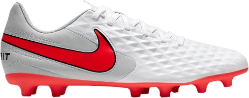 Nike Tiempo Legend 8 Club FG MG 'White Flash Crimson' AT6107-163 Nike Tiempo Legend 8 Club FG MG 'White Flash Crimson' AT6107-163