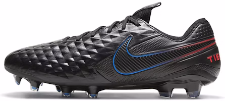 Nike Tiempo Legend 8 Elite FG 'Black Siren Red Photo Blue' AT5293-090 Nike Tiempo Legend 8 Elite FG 'Black Siren Red Photo Blue' AT5293-090