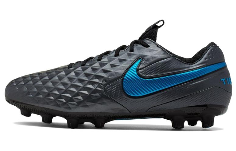Nike Tiempo Legend 8 Elite HG 'Black Blue' AT5899-004